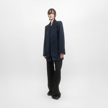 SINGLE-BREASTED LAVALIÈRE COLLAR TAILORED JACKET