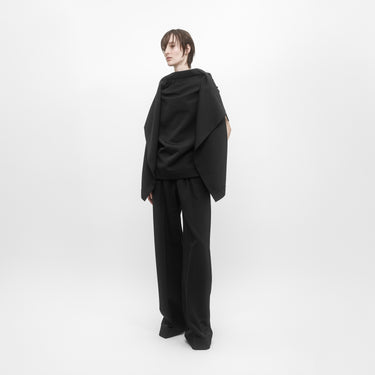 OPEN-BACK TAILORED SKIRT TOP