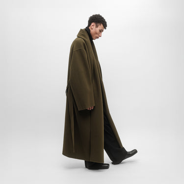 DOUBLE-FACE WRAP COAT