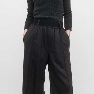 KNEE SHAPE TAILORED PANTS