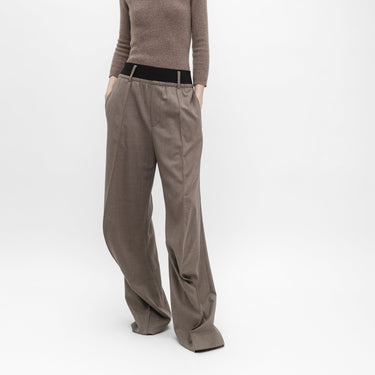 KNEE SHAPE TAILORED PANTS