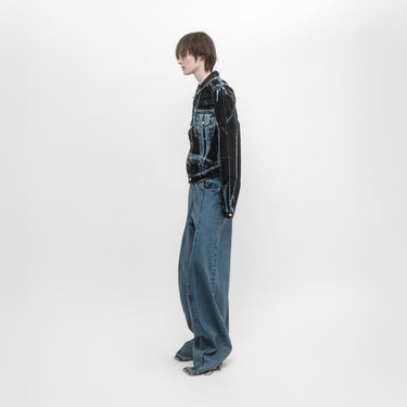 KNEE SHAPE JEANS