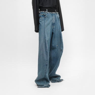 KNEE SHAPE JEANS