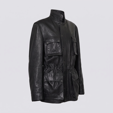 MULTI-POCKET LEATHER JACKET