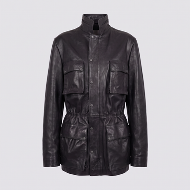 MULTI-POCKET LEATHER JACKET