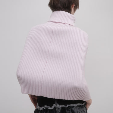 WARM-UP RIB KNIT TURTLENECK SCARF