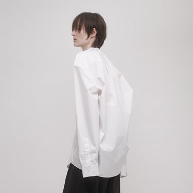 COLLARLESS SHIRT