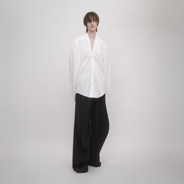 COLLARLESS SHIRT