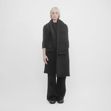 ÉCHARPE TAILLEUR AVEC TROMPE-L'OEIL