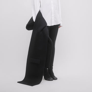 TROMPE L'ŒIL TAILORED SCARF