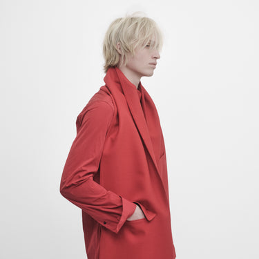 ÉCHARPE TAILLEUR AVEC TROMPE-L'OEIL