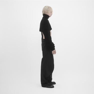 CROPPED KNIT TURTLENECK