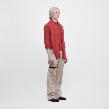 CARDIGAN À MANCHES AMOVIBLES