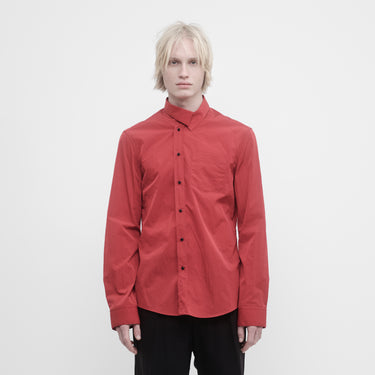 CHEMISE À MANCHES LONGUES AVEC COL SUPERPOSÉ