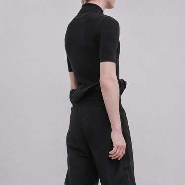 POLO EN MAILLE TROMPE-L’ŒIL