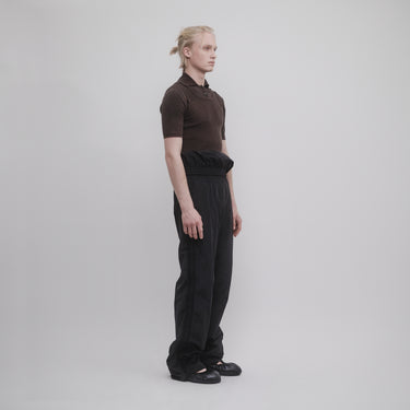 POLO EN MAILLE TROMPE-L’ŒIL